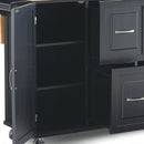 Blanche - Kitchen Cart - Solid Wood Top