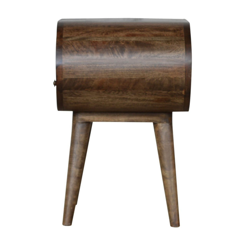 Circular Open Bedside Nightstand