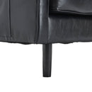 Mid Century Modern Loveseat Sofa With USB Ports, Removable Pillow Cover