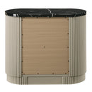 Travonte - Nightstand - Gray / Beige