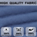 2 Piece Outdoor Chaise Lounge Chair Cushion Set