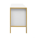 Modern Minimalist TV Stand With 2 Spacious Cabinets