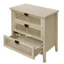 3 Drawer Cabinet, Suitable For Bedroom - Natural