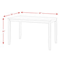 Amherst - Counter Height Faux Leather Side Chair (Set of 2) - Walnut