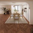 Farmhouse Wooden Kitchen Table With Removable Leaf