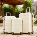 3 Piece Luggage Set Hardside Spinner Suitcase With Tsa Lock 20" 24" 28" Available
