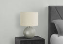 Lighting, Table Lamp, Modern - Gray / Cream