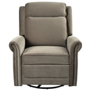 360 Degrees Swivel Recliner Manual Rocking Recliner Home With Adjustable Backrest