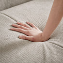 3 In 1 Convertible Sleeper Sofa Bed, Reclining Backrest, Pillows, Pockets