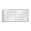 Varian - Dining Table (78"L) - Mirrored & Antique Platinum