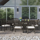 Rectangular Long Dining Set With Sunbrella Cushions