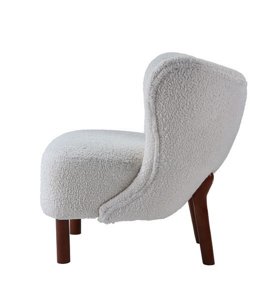 Zusud - Accent Chair - White Teddy Sherpa - Atlantic Fine Furniture Inc