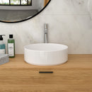 Elegant Ceramic Vessel Bathroom Sink With Stain Resistant Finish