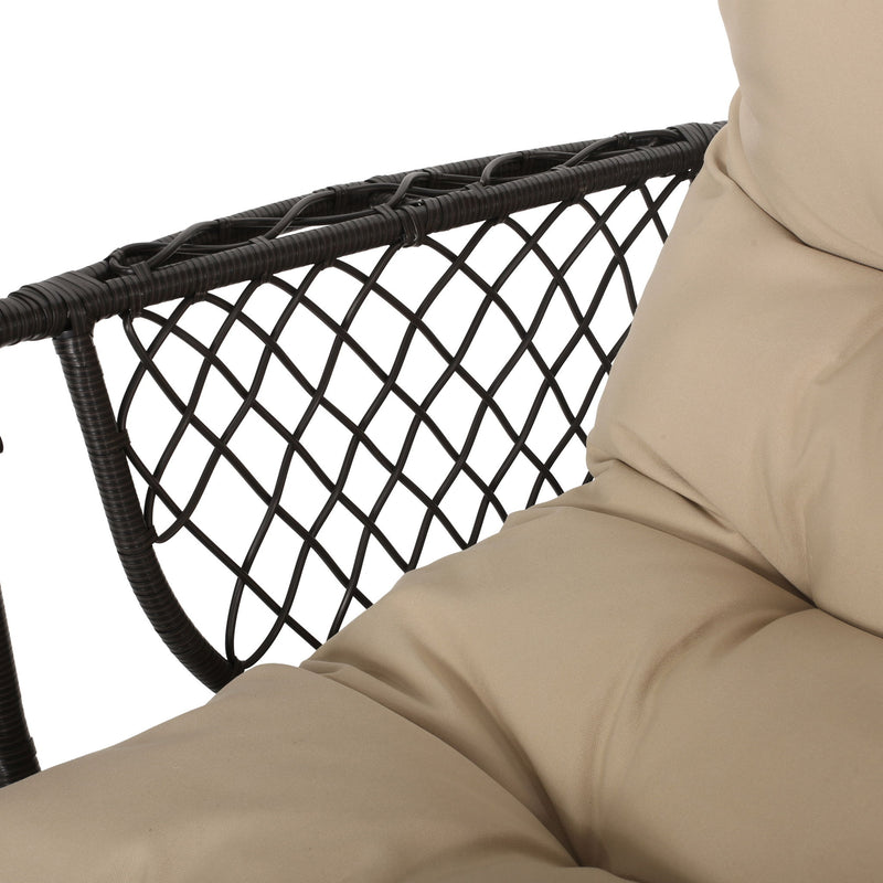 Malia - Wicker Hanging Chair With Cushion