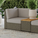 Boca Raton - Outdoor Sectional Side Chair - Beige - 32"