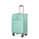 4 Piece Set, Softshell Suitcase Spinner Wheels Terylene Luggage Sets