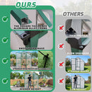 Polycarbonate Walk-In Greenhouse, Raised Base For Outdoor In All Season