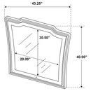 Lorient - Bedroom Set With LED Flame Box Dresser