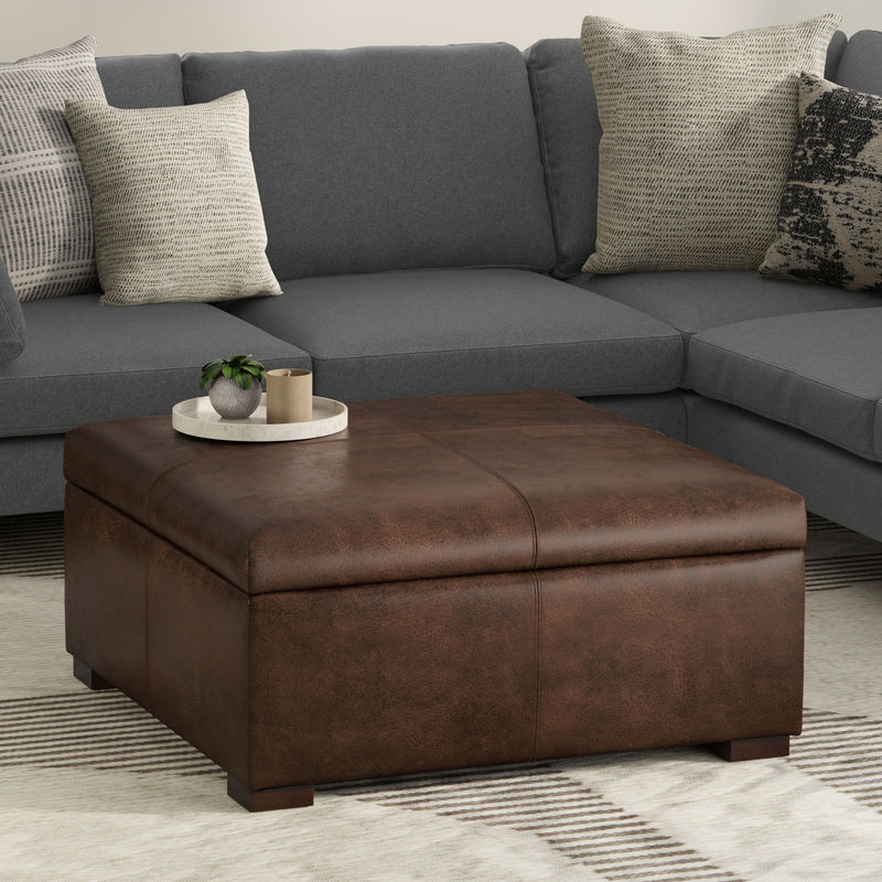 Gabbie - Coffee Table Upholstered Storage Ottoman