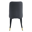 Modern Dining Chair With Metal Leg