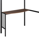 Bunk Bed With Desk, Ladder And Quality Slats For Bedroom