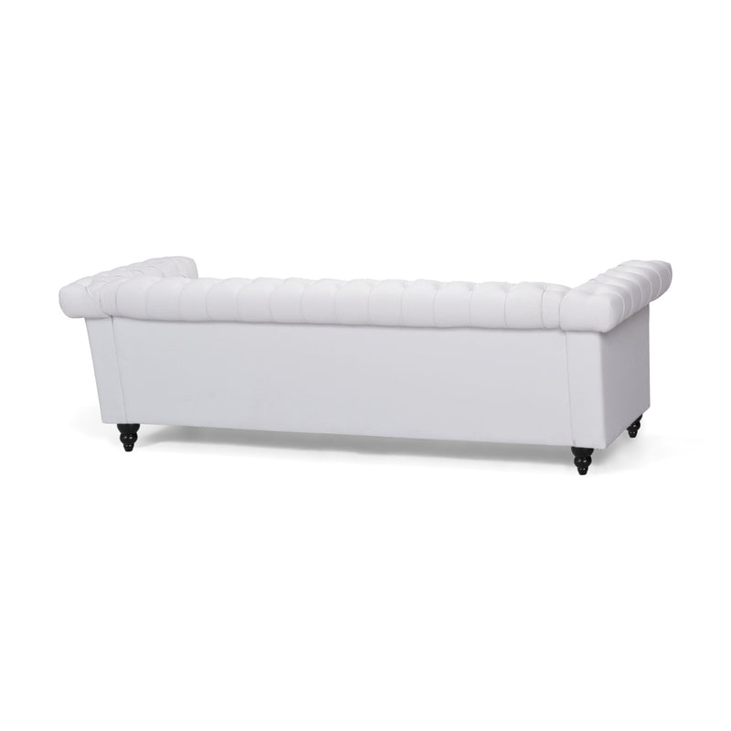 Chesterfield Style 3 Seater Sofa With Deep Button Tufting