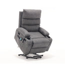 Cozy Electric Power Lift Recliner Chair Sofa For Elderly With Vibration Massage And Lumbar Heat