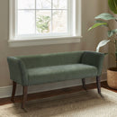 Elegant Design Bench Upholstery, Solid Wood Frame
