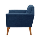 Modern Lounge Chair With Button Tufting