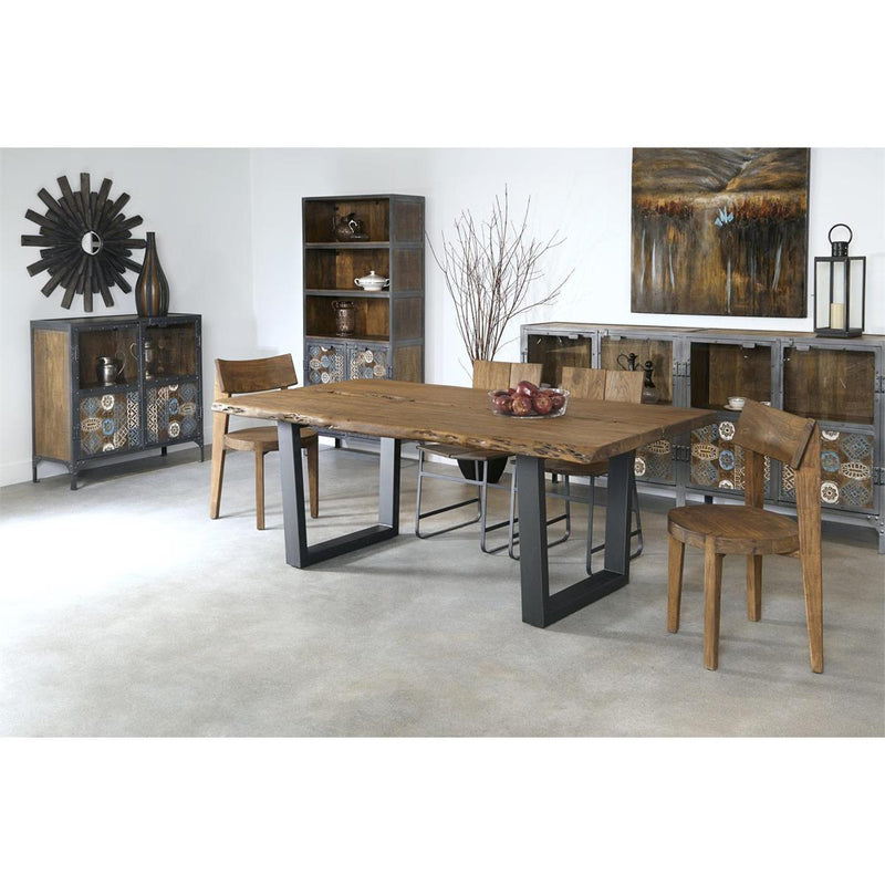 Sequoia Light Brown Acacia Live Edge Dining Table
