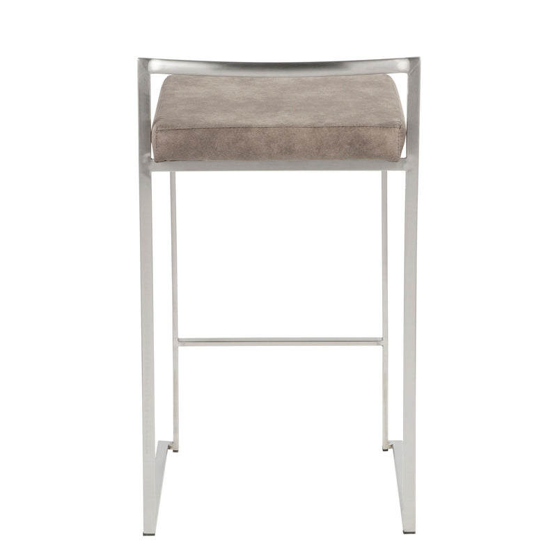 Fuji - Contemporary Elegant Stackable Counter Stool Set