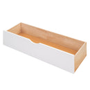 Storage Platform Bed With Pull Out Shelves, Trundle, And 2 Drawers