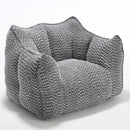 Comfortable Chenille Sofa Chairs With Highly Resilient Foam For Living Rooms And Bedrooms