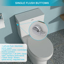 1 Piece Toilet & Soft Closing Seat - White