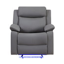 Blanche - Glider Recliner With LED, Pillow Top Arms