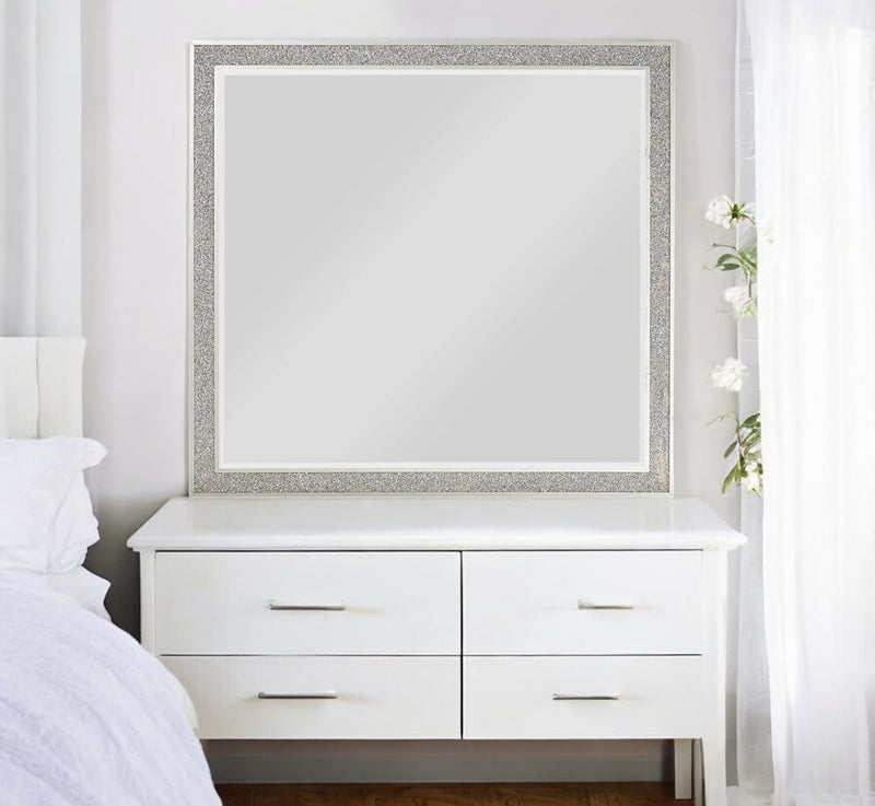 Sliverfluff - Mirror - Mirrored & Champagne Finish - Atlantic Fine Furniture Inc