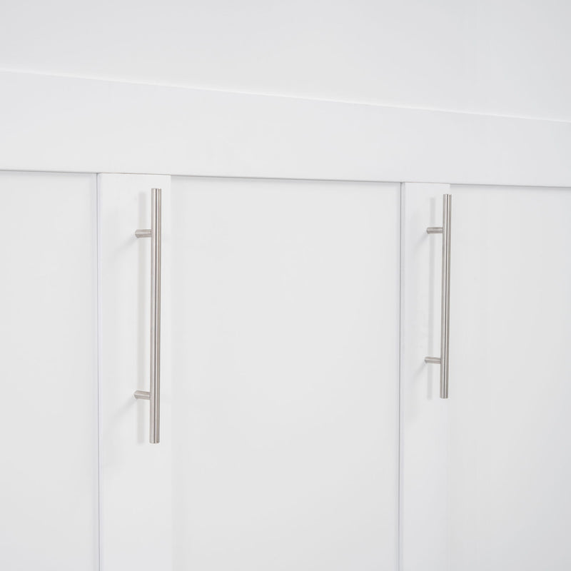 Murphy Wall Bed With LED Lights, Shelves And Drawers