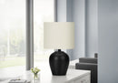 Lighting, Table Lamp, Transitional - Black / Cream