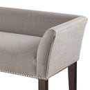 Elegant Design Bench Upholstery, Solid Wood Frame