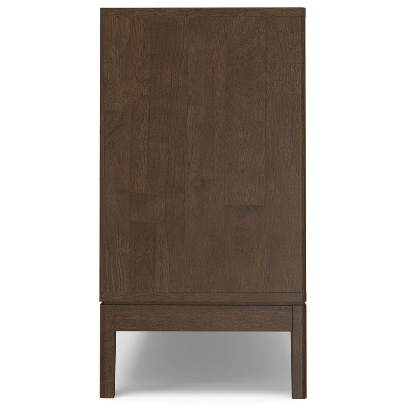 Harper - 3 Door Sideboard Buffet / Storage Cabinet - Walnut Brown