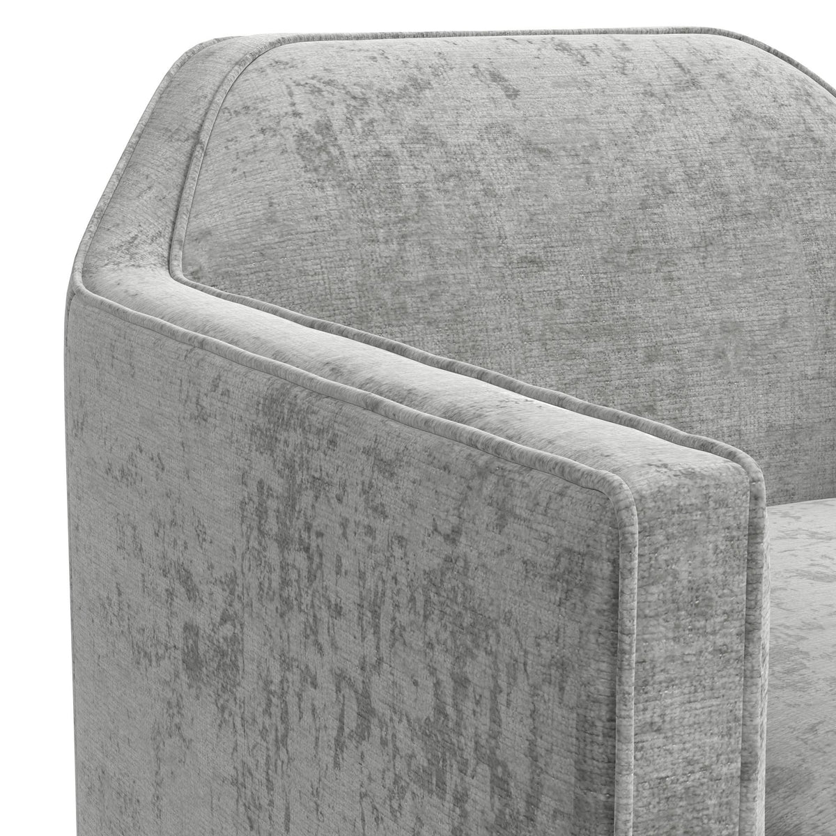 Hamlin Swivel Chair in Blue by Elements International, view 9