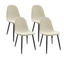 Modern Extendable Dining Table And Chair Set For 2 - 6 People