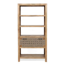Shelf With Drawer - Beige Brown