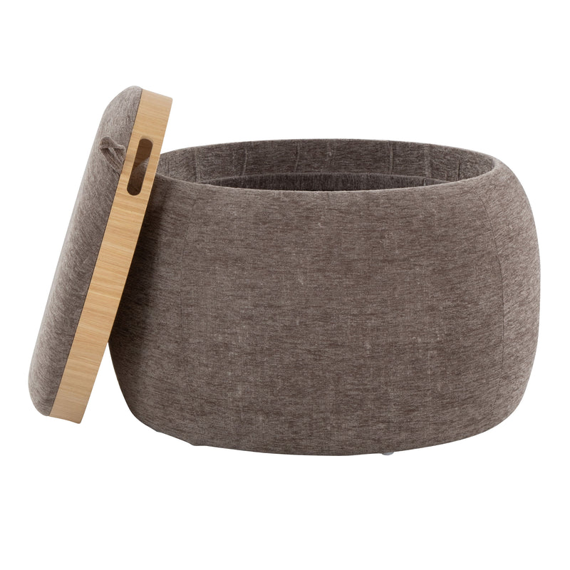 Tray - Pouf Contemporary Ottoman