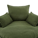 360° Swivel Accent Barrel Chair With Dual Layer Cushion And 3 Removable Pillows