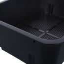 Eco Friendly 5 Layer Worm Compost Bin With 50L Capacity, Easy Setup Plastic Worm Farm Kit - Black