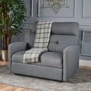 Alma - Contemporary Upholstered Loveseat Recliner