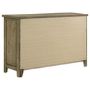 Hazlewood - 6-Drawer Bedroom Dresser Cabinet - Vineyard Oak