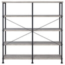 Analiese - 4-Shelf Double Bookshelf