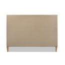 Haley - Upholstered Cane Back Platform Bed